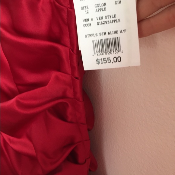 NWT David’s Bridal Apple Sleeveless Dress 12 - Picture 3 of 7